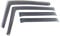 Windabweiser Regenabweiser für Toyota Yaris 2020-2025 Dunkel Acryl 4tlg