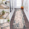 ZDYHMrj Teppich Läufer Flur Küche rutschfest waschbar Teppichläufer Lang Abstract 80X140CM Modern Design Meterware Korridor Tepiche Esszimmer Schlafzimmer Wohnzimmer Schmutzfangmatte Küchenteppich