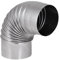 Ofenrohr FAL Rauchrohr feueraluminiert Kaminrohr Abgasrohr Ofenzubehör Ofenknie Bogen 90° 120 mm