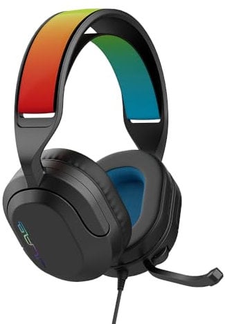 JLAB Nightfall Wired Gaming Headset Black Kabelgebunden, 3,5-mm-AUX-Konsolenkabel