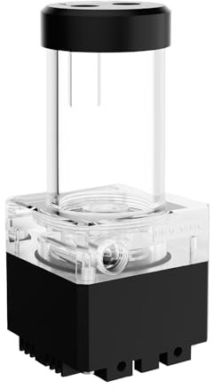 Dracaena.io 650L/H PC-Wasserpumpe, 250ml Behälter, 12W, G1/4, Schwarz | 3,5 m Pumpenkopf · passend für EK/Alphacool/Barrow/Bitspower/XSPC · 10-farbiger RGB-Status · mehrstufiger Schutz · 1 Jahr
