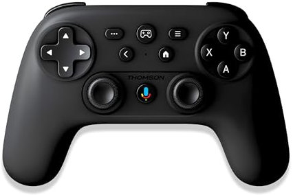 THOMSON Gamepad 400A - Mando de juegos Bluetooth para TV y PC, asistente de voz, búsqueda y reproducción de contenido
