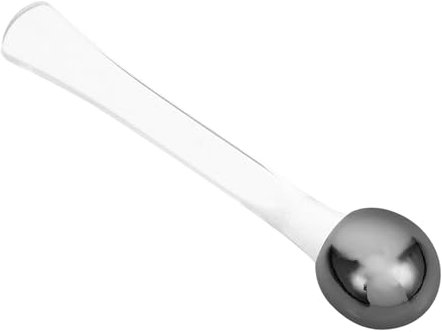 MUSISALY Mini Spatule Cosmétique Pour Et Lotion Applicateur De Pour Yeux Et Visage Spatule De Massage Pour Soins Peau Outil Pratique Et Transparente Avec Poignée Arrondie
