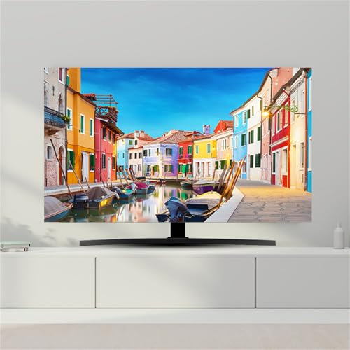 Hixingo Cubierta Antipolvo TV, Paisaje Cubierta Television Funda para Televisor Universal Elástico Cubierta de TV Protector TV Protector de Televisión (37-39inch,Paisaje)