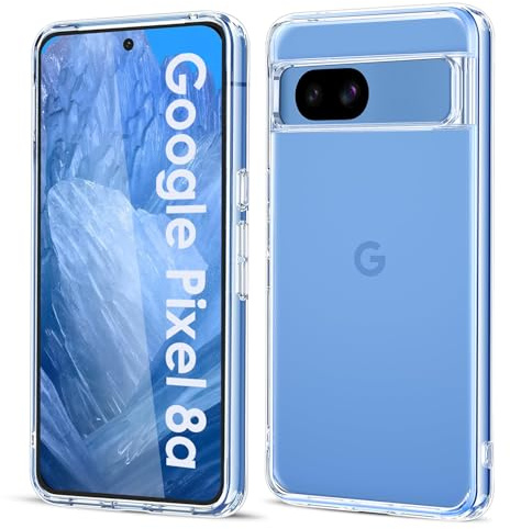 Filoto Ultra Clear TPU hülle für Google Pixel 8A 6.1″(2024) | Ultra Clear, Ultra Dünn, Flexibles TPU, Militärischer Fallschutz, Erhöhter Kameraschutz, Präzise Aussparungen