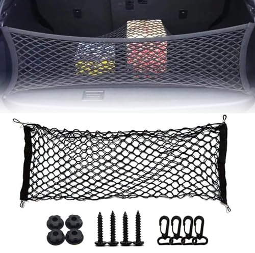 ZDHXZYQ Kofferraumnetz Gepäcknetz Auto Für VW Tiguan Touran, Kofferraum Netztasche Auto, Aufbewahrung Netz für Kofferraum Autodach, 90 * 40CM