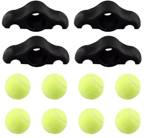 JISADER Rocker Plates for Indoor Cycling with Snap Feet Adapters, Exercise Accessories, 4 Adapters