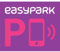 StampaGenerale - 4 EasyPark-Aufkleber aus PVC, kompakt und strapazierfähig, perfekt für diejenigen, die die Park-App verwenden, einfach auf Glas im Innenraum anzubringen (5,5 x 4 cm)