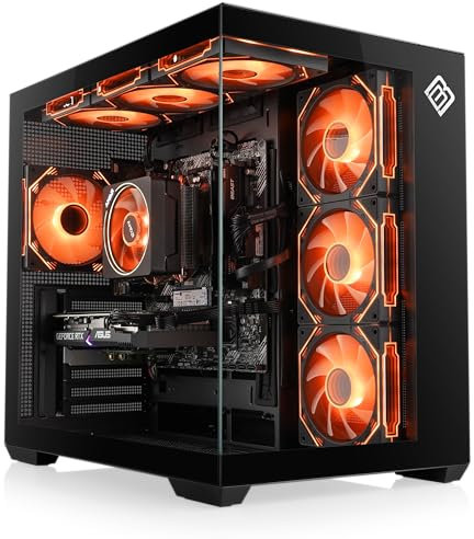 Gaming PC mit Windows 11 Home | AMD Ryzen 7 5700X 8X 3.4 GHz | RTX 5060 Ti (16 GB) | 2000 GB M.2 NVMe | 32 GB DDR4 RAM | WLAN | Computer für Zocker, Gamer Desktop Rechner zum Spielen | A15456
