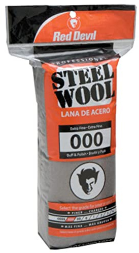 Red Devil 0311 Steel Wool, 000 Extra Fine, (Pack of 16)