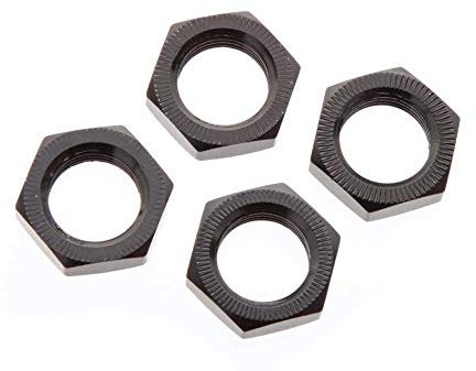 ARRMA ar310449 Radmutter Aluminium (4 Stück), schwarz, 17 mm