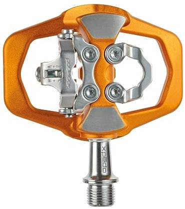 Xpedo Pedal TRAVERSE Duo, 9/16', XCF12AC, orange (1 Paar)