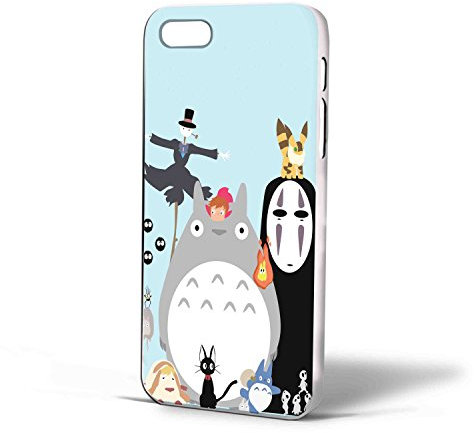 Studio Ghibli Zeichen für iPhone Fall (iPhone 5 C Weiß)