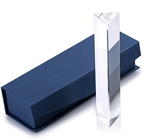 SUMNACON Photography Prism Crystal Glass Triangular Prism Full Rainbow Color Spectrum Best for Photography (6)