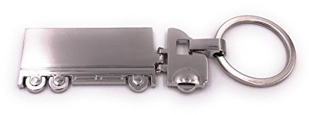 H-Customs LKW Transporter Flach Laster Truck Schlüsselanhänger Anhänger