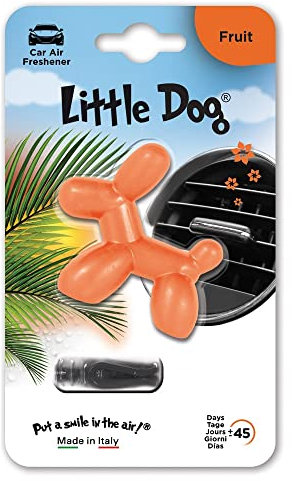 Little Dog LD008 Lufterfrischer Animierten 3D-Charakter, Orange