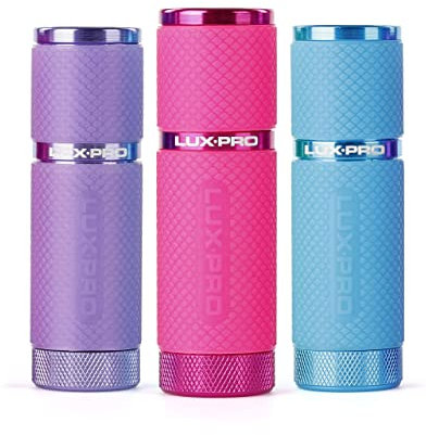 LUX-PRO LP395 Gels Glow in Dark 9 LED Taschenlampe, LP395BNDL-PSB, pink/violett/blau