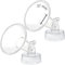 Maymom Pump Part Compatible with Spectra S1/S2 Pumps; Incl 27mm Wide Mouth Flange; Not Original Spectra Flange (Two Flanges)