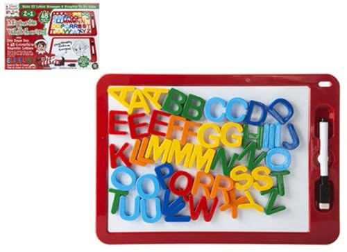 Elves Behaving Badly - 2 in 1 Magnetic Whiteboard With Magnetic Letters - Create Naughty Messages