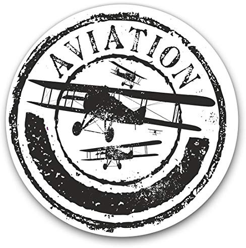 Awesome Vinyl Stickers (Set of 2) 15cm - Aviation Planes Aircraft Vintage Airplane Fun Decals for Laptops,Tablets,Luggage,Scrap Booking,Fridges #7070