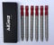 Zeltheringe, Titan, für Camping, Wandern, Klettern, V-Form, schmal, 9 x 165 mm, 6 Stück