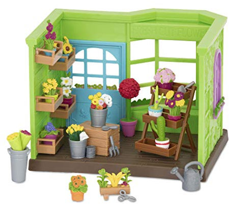 Li'l Woodzeez- Tienda de flores, pequeño juego, Multicolor, talla única (Branford WZ6731Z)