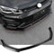 WQEUN Spoiler Avant Voiture Abs Pare Choc Avant Lame Convient pour Golf 7/7.5 Mk7 GTI GTD 7R 2014-2019 Pare-Chocs De Voiture Spoiler Séparateur,Black