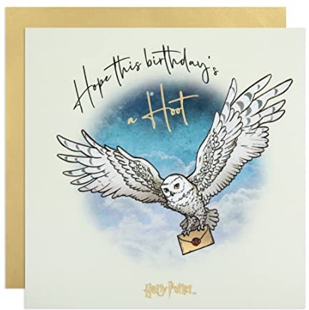 Cardology - Hedwig Harry Potter Birthday Card – Official Wizarding World Gift Merchandise (Hedwig)