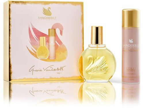 Gloria VanderBilt No.1 Set de Fragancias para Mujeres, Perfume 100ml + Spray corporal 150ml