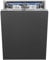 Smeg Lavastoviglie STL323BL 3 Acciaio Inossidabile Incasso 1 Litro 3kg 2dB Sistema di Riduzione del Suono Compatto per Piatti e Bicchieri quotidiani