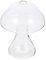 Garneck Mushroom Glass Pilzform Geformtes Glas Pilz Glas Tasse Cocktailglas Glas Pflanzer Vase Pflanzer Glas Flower Vase