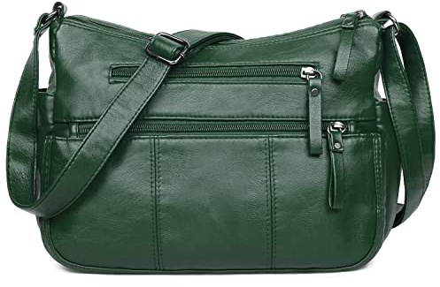 VOLGANIK ROCK Handbags for Women Shoulder bag for women Soft PU Leather Handbag Crossbody bag Multi Pockets Handbag shoulder bag Ladies handbags Travel Bag