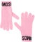 Moschino damen Handschuhe pink