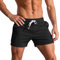 3-Zoll-Laufshorts für Herren, Fitness-Training, Bodybuilding-Shorts, atmungsaktive Baumwoll-Sportshorts Schwarz 2XL