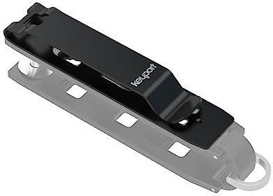 Keyport KO (Key Organizer) - Deep Carry Pocket Clip - Black