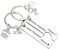 Venevon Porte clé Maison Couple Personnalisé: Ensemble de 2Pcs Porte Clef en Acier Inoxydable - pour la Maison - Cadeau Amour de Pendaison de Crémaillère