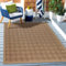 Natürliche Eleganz für Ihr Zuhause: Wetterfester Outdoor-Teppich in Sisal-Optik für Wohnzimmer, Terrasse, Balkon & Küche - Flach gewebt für stilvolle Natürlichkeit, Größe:240 x 340 cm, Farbe:Beige