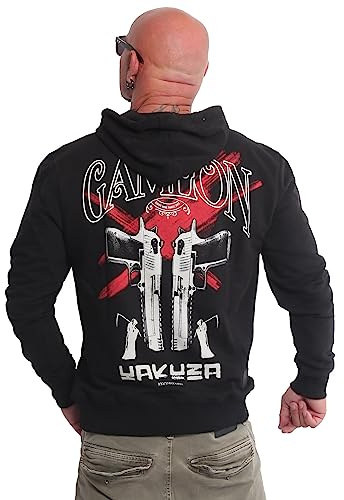 Yakuza Herren Any Tool Kapuzenpullover, Schwarz, 6XL