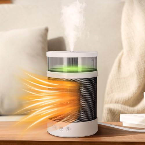 Keramik Heizlüfter Energiesparend 3S Schnellaufheizung,Mini Keramik Heizlüfter Energiesparend,Keramik Heizlüfter Leise,Kleine Elektroheizung leise,Geschenk desWinter,Heizlüfter Energiesparender fürBad