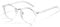 Cyxus Brille Ohne Sehstärke Damen Herren mit Blaulichtfilter Mode Rund Brille Computer Gaming Brillen Anti UV 400 Retro Brillengestelle（8065 Klar）