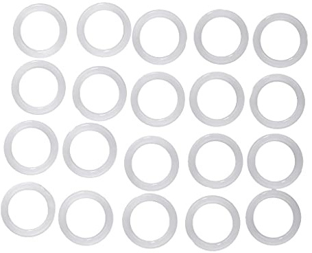 Tiuimk Kunststoff-Bastelringe – 28 mm (15 Stück) zum Nähen, Stricken, Häkeln und Bastelprojekte