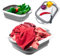 Avilia Cestino Multifunzionale Pieghevole 5L con Tappo Drenaggio, Utilizzabile come Tagliere, Lavaggio Verdura, Frutta e Biancheria, in Plastica, 42,5L x 31L x 15,5H cm, Grigio