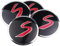 4 Stück Nabendeckel Aufkleber für MINI S Works Cooper JCW R50 R52 R53 R55 F56 F57 F60 56mm, Nabenkappen Abzeichen Sticker Auto Radnabenkappen Aufkleber Felgen Aufkleber Dekorationsaufkleber