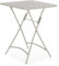 HOMN LIVING Klappbarer Gartentisch, Perle, quadratisch, aus Metall, Grau, 60 x 60 x 74 cm