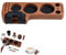 Singring Espresso Tamping Station, Coffee Tamper Station Espresso Tamper Organizer, Coffee Tamper Holder Coffee Portafilters Stand Base for Espresso Machine Accessories (Sapele wood)