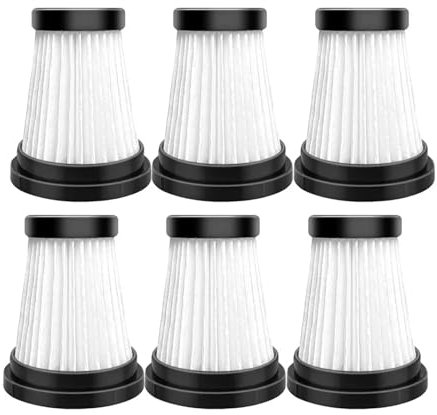 YIKRAOS Filtre HEPA Compatible avec MOOSOO K12 K12 Pro K13 for Remplacement d'aspirateur Genius Invictus One 1.0 X7 2.0(6 Pcs)