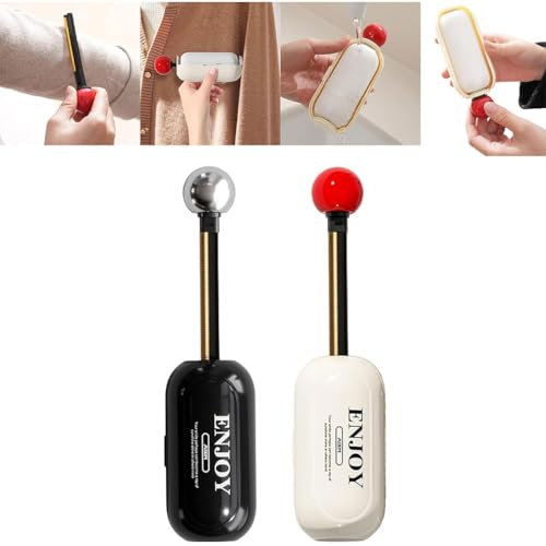 2Stk Enjoy Sticky Roller, Enjoy Sticky Lint Roller, Genießen Sie Sticky Lint Roller, 2 in1 Waschbarer tragbarer Aufkleber, Tierhaarentferner Fusselrolle, Waschbare Fusselrolle Ball Für Kinderbetten