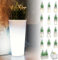 DEKOPOT Leuchtender Blumentopf Groß | Pflanzkübel geeignet für Haus, Büro, Garten, Patio, Hotel, Restaurant, Balkon und Terrasse, gemütliche Innenlampe, moderner Gartentopf (Habana)