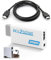 Xueniu Wii to HDMI Converter with 1.5m Cable Full HD 1080P 720P Output Video 3.5mm Audio Plug and Play with High Speed HDMI Cable Supports All Wii Display Modes(White)