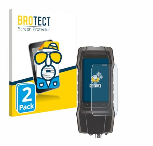 BROTECT Schutzfolie für Testo 300 | 2 Stück Entspiegelnder Displayschutz Made in Germany Matte Displayschutz-Folie Anti-Reflex Anti-Fingerprint Einfache Montage